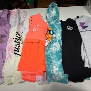 Girls Under Armour, Justice and more Spring Summee hoodie lot